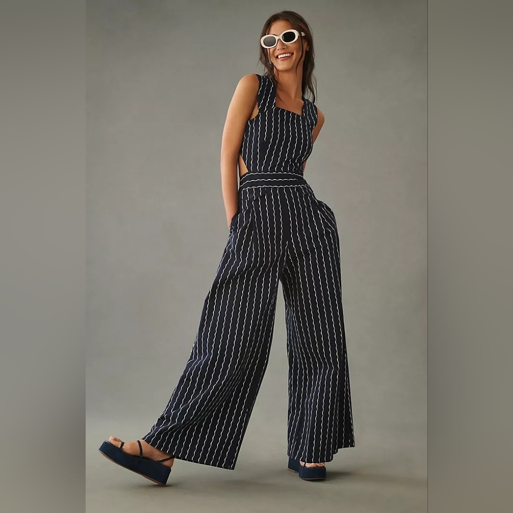 Maeve Pinafore Jumpsuit